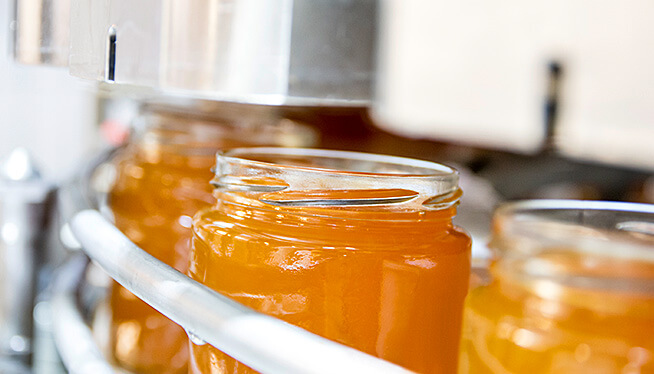 Marmelade in Produktion